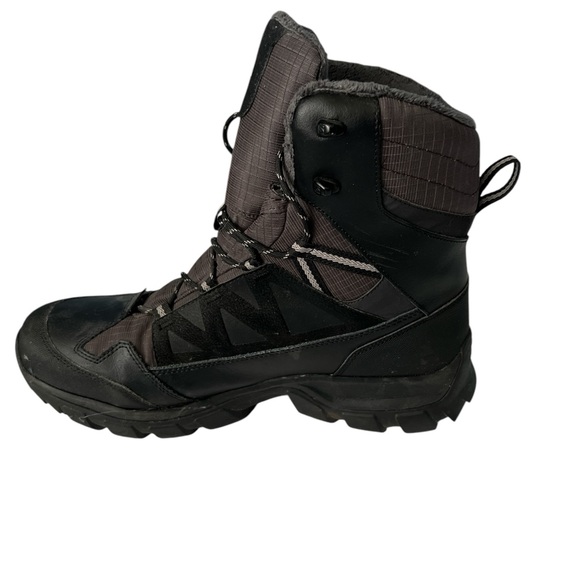 Salomon Men's Black Winter Boots #145464 Black Hiking Shoes Boots US 12 - Picture 3 of 8